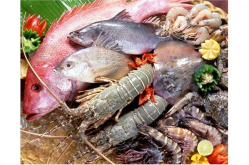 салаты с рыбой и морепродуктами