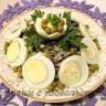 Дальневосточный салат из морской капустой с яйцом