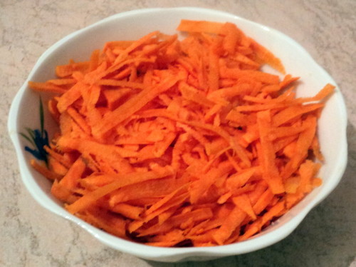 трем морковь